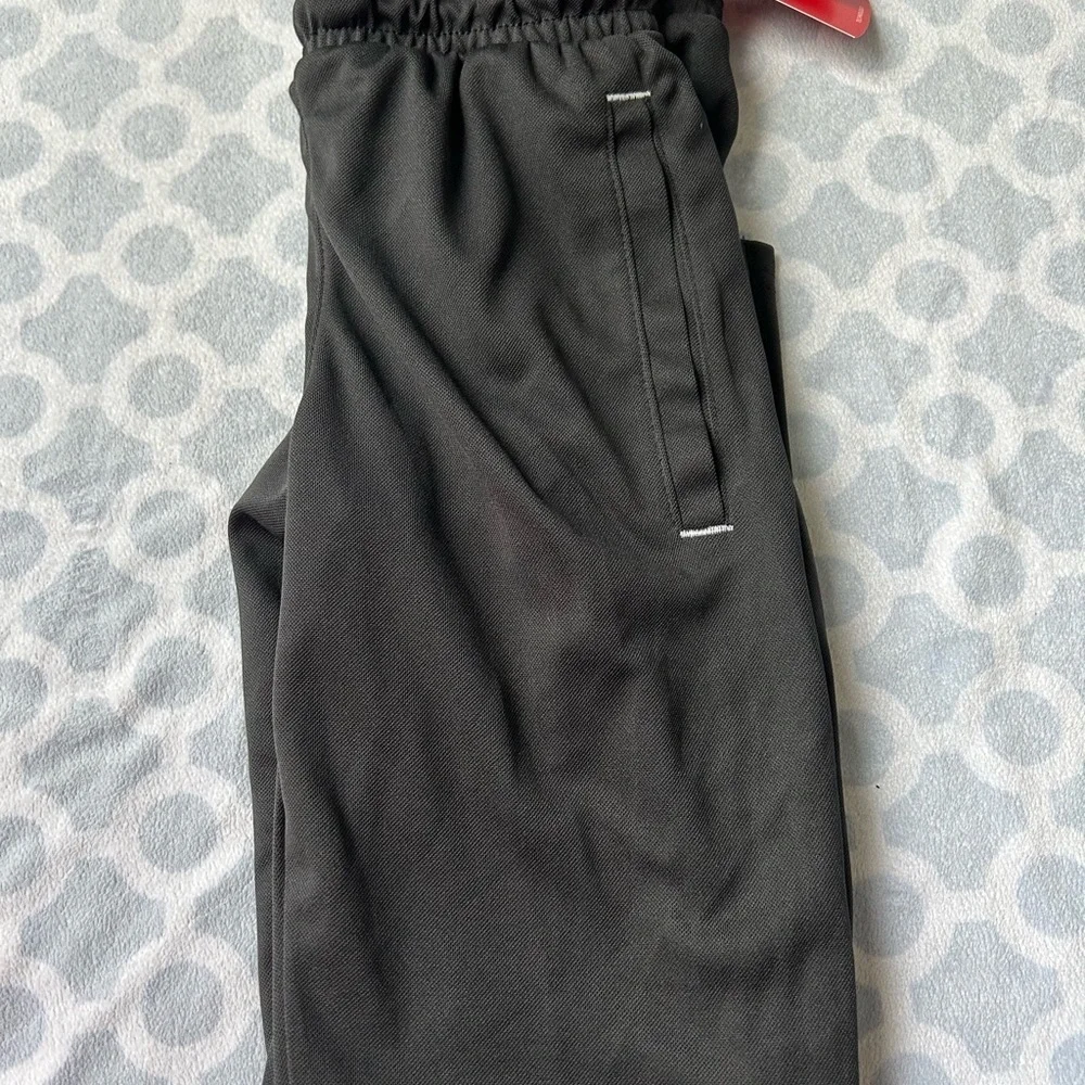 Boys Training Soccer Pants with White Stripe